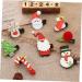 ABOOFAN 8 Sets Christmas Suit Hairpin Christmas Hair Grips Hairpin for Xmas Santa Hair Clips Elk Santa Hair Barrettes Xmas Hair Women s Suits Christmas Hair Clip Cloth Bobby Child Antlers - Buy Online on SooperMarket.com