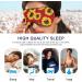 Haskirky Light Blocking Eye Mask - Breathable & Adjustable for Men and Women | Perfect for Travel, Yoga, Meditation, Office & Deep Sleep - Red Sunflower Design - Buy Online on SooperMarket.com