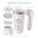 Braun Silk- pil 9-880: 4-in-1 Facial Hair Removal, Shaver, Trimmer & Cleansing Brush Kit - Buy Online on SooperMarket.com