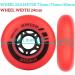 AOWESM Inline Skate Wheels 85a Replacement 76mm Red 4-Pack - Roller Hockey Skates Accessories - Buy Online on SooperMarket.com