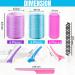 ZABLEE 33pcs Hair Rollers With Clips- 18 Self Grip Rollers -12 Duckbill Sectioning Clips -2 Comb -1 Braid Device For Hair curlers Roller for Long/short Hair Curly. Size 44mm 36mm 25mm For Adults-Kids - Buy Online on SooperMarket.com