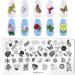 RUNRAYAY 6Pcs Ocean Animal Flower Stamping Plate Collection for Halloween & Christmas Nail Art - Buy Online on SooperMarket.com