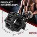 Rierousy 6-Piece Dumbbell Closures Set | Quick Lock Barbell Clamps | 30mm Safety Training & Easy Weight Change - Buy Online on SooperMarket.com