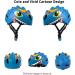 Toddler Helmet  Kids Bike Helmet with Dinosaur 3D Design  Sports Protective Gear Set and Safety Certified for 3 4 5 6 7 8 Years Old  Girls Boys Toddler Bike Cycling Skating Skateboard Scooter Helmet blue - Buy Online on SooperMarket.com