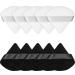 10 Pieces Pure Powder Puff Face Triangle Soft Makeup Powder Puff for Loose Powder Mineral Powder Body Powder Makeup Tool