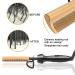 DAN Technology 450? Curved Teeth Hair Straightener Comb - Travel Size Dual Voltage Electric Comb for Professional Use - Ideal for Natural Black Hair - Buy Online on SooperMarket.com