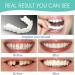 Tistik Cosmetic Veneers - 2 Pairs of Provisional Dentures & False Teeth for Men & Women - Instant Smile & Teeth Whitening - Buy Online on SooperMarket.com
