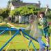 Zupapa 10FT Blue Dome Climber | Upgraded 2022 Decagonal Geo Jungle Gym | Supports 735LBS | Easy Assembly | Kids Outdoor Fun - Buy Online on SooperMarket.com