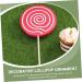 Alipis 4 Pcs Wedding Decoration Decorative Fake Lollipop Fake Lollipops Fake Lollipop Model Rainbow Lollipop Red Swirl Lollipops Toys Decorative Lollipop Ornament Wooden Food Child Candy - Buy Online on SooperMarket.com