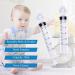 2PCS Professional Baby Nasal Aspirator Syringe Set with Tweezers for Nasal Hygiene - Portable Infant Nose Cleaner - Buy Online on SooperMarket.com