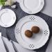 Dinnerware Dishes Plates Hollow Out Dessert Plate White Disc Home Kitchen Restaurant Coffee Shop Flat Plate Ceramic Fruit Plate Round Dinner Plate Dinner Restaurant Family Party Plates (Size : L) Large - Buy Online on SooperMarket.com