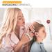 Sndyi Scalp Massage Brush - 2PCS Silicone Shampoo Brush for Dandruff Relief & Hair Growth | Wet & Dry Use - Red & Beige - Buy Online on SooperMarket.com