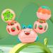 Abbto Babyrassel Crab Shape Newborn Toy - Soft Sensory Ball & Calming Bite Ring for Babies - Buy Online on SooperMarket.com