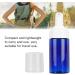 Travel Empty Bottle 100ml Portable Dispenser Bottle DIY Portable Mousse Foaming Styling ToolsHairbrushesEmpty Bottle Refillable Travel Dispenser Container (100ML pump head blue transparent foam 100ML pump head blue transparent foam bottle - Buy Online on SooperMarket.com
