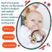 BigSpinach Christmas Silicone Teether - Candy Chocolate Ring Teething Toy - Buy Online on SooperMarket.com