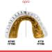 OPRO Gold Level DASS Control Mouthguard | Premium Sports Mouth Protection for Boxing Handball Martial Arts & Hockey - White - Buy Online on SooperMarket.com