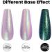 Pearl Shell Glitter Gel Polish - Color Changing Reflective Sparkle Clear Pastel Nail Gel - 7.5ml - UV/LED Cured - Nail Art Manicure - Buy Online on SooperMarket.com