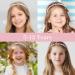 WLLHYF Glitter Headband 4pcs Plastic Sparkly Cute Non Slip Chunky Hairbands Thick Bling Confetti Rainbow Hair Bands with Teeth Little Girls Colorful Hair Accessories Rainbow color - Buy Online on SooperMarket.com