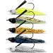 MadBite Swim Jig Fishing Lures 5 Pack - Heavy Brush Guard, Silicone Skirt, Needle Point Hooks - 3/8 oz and 1/2 oz Sizes - Multi-Color Kits - Clear & Muddy Water - Includes Storage Box - Buy Online on SooperMarket.com