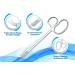 SMI Extra Long Foot Nail Scissors - Stainless Steel Pedicure Scissors for Thick Nails | 18 cm Footnail Scissors for Seniors - Buy Online on SooperMarket.com
