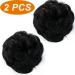 JJstar 2PCS Curly Messy Bun Hair Pieces in Off Black - High Heat Resistant Synthetic Fiber Scrunchies for Women and Girls - Buy Online on SooperMarket.com