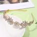 Sparkling Rhinestone Flower Crown Headband for Women & Girls - Bridal Wedding Hair Accessory - Buy Online on SooperMarket.com