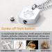 U7 Ladies Cremation Urn Necklace - Celtic Knot Dog Feet Wings & Crucifix | Stainless Steel Cylinder Pendant for Ashes - Memorial Jewelry for Men & Women - Buy Online on SooperMarket.com