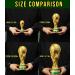iRojalh World Cup Trophy Replica - 8.3''/10.62''/14.17'' Gold Resin Soccer Collectible for Sports Fans - Buy Online on SooperMarket.com