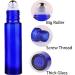 Inice 24 Count Cobalt Blue Glass Roller Bottles for Essential Oils - 10ml - Buy Online on SooperMarket.com