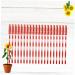 BELLIFFY 100pcs Nylon Eyelash Brush Lash Bonder Lash Lengthening Mascara Eyelash Remover Eyelash Mascara Red Size 1 Red - Buy Online on SooperMarket.com