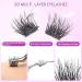 Self-Adhesive Lash Clusters Kit - 9-13mm No Glue Needed Individual False Eyelash Extensions | Wispy Reusable Soft Band | Beginner-Friendly DIY Beauty Solution - Buy Online on SooperMarket.com