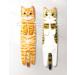 Cat Funny Hand Towels - Cute Decorative Washcloths for Bathroom & Kitchen Decor - Absorbent & Soft - Great Housewarming Gift for Cat Lovers - Orange - Buy Online on SooperMarket.com
