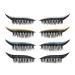 Aaiffey Eyeliner Sticker with Eyelashes Reusable Eyeliner and Eyelash Stickers Waterproof Natural Eyelashes Makeup Stickers Glitter Lashes Easy to Wear and Remove (4 colors)