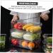 Alipis 1pc Box Refrigerator Storage Box Fridge Drawer Organizer Vegetable Storage Organizer Crisper Thicken - Buy Online on SooperMarket.com