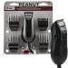 Wahl Professional Peanut Clipper & Trimmer (Black)- Easy to use for cutting and highly precise fading with 4 cutting guides oil cleaning brush great for men adults stylists and barbers.