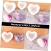 STOBOK 2pcs Love Mold Fondant Molds Silicone Soap Molds Heart Shape Silicone Heart De para Gelatinas Resin Silicone Molds Soap Silicone Molds Cake Heart-Shaped White Listing Silica Gel White 7.9x6.5cm - Buy Online on SooperMarket.com