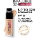 L'Oreal Paris Infallible 32H Fresh Wear Foundation 355 Sienna 30ml - Full-Coverage Longwear with Vitamin C & SPF 25 - Buy Online on SooperMarket.com