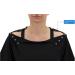 Shop Black Shoulder Shirt - Unisex Sizes S | Men's & Women's Fashion - International Shipping Available - Buy Online on SooperMarket.com