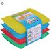 4Pcs/Set Flexible Cleaning Sponge Wide Application Printed Portable Multifunctional Pot Cleaner for Home Pot Cleaner - Buy Online on SooperMarket.com