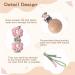 Symbolife Floral Daisy Macrame Pacifier Clip | Handmade Braided Cotton Paci Holder Leash | Unisex Baby Shower Gift - Buy Online on SooperMarket.com