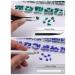 Kalolary Green Nail Rhinestones and Blue Crystal Gems Set - Nail Art Decoration Kit with Tweezer and Picker for DIY Acrylic Nails - Buy Online on SooperMarket.com
