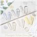 MEET ACROSS 6-Piece White Nail Polish Set - Milky White, Nude, Shimmer Glitter, Sheer Jelly Gel Colors - Buy Online on SooperMarket.com