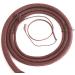 High-Quality Indiana Jones Style 8-12 Feet Long Brown Nylon Bullwhip with 12 Strands - Buy Online on SooperMarket.com