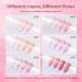 Beetles 6pcs Jelly Glitter Gel Polish Set - Nude Pink Manicure, Soak Off UV LED Cured Shimmer Colors - DIY Nail Art Salon Quality - Buy Online on SooperMarket.com