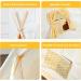 Large Pet Teepee Tent with Mat for Dogs & Cats | Portable Indoor/Outdoor Dog House - White Stripe Design - Buy Online on SooperMarket.com