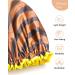 Buy Mikimini 2-Pack Waterproof Shower Hoods - Stylish & Reusable for Women Men Girls & Children | Golden Stripes Design - Buy Online on SooperMarket.com