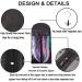 2PCS Portable Hair Extension Holder with Wooden Hanger - Dust-proof Storage Bags for Human Hair and Wigs (Black) - Buy Online on SooperMarket.com