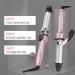 DAN Technology 1-Inch Titanium Curling Iron - Dual Voltage Travel Hair Curler in Pink | International Shipping Available - Buy Online on SooperMarket.com