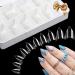 500PCS Short Stiletto Nail Tips for Acrylic Nails Professional  Clear Short Almond Acrylic Nail Tips Fake Nails  Half Cover Nail Extension Tips False Nails for DIY Nail Art Salons  10 Sizes with Box