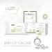 Organic Cotton Baby Pads - Pack of 60 | Eco-Friendly & Safe for Babies | International Shipping Available - Buy Online on SooperMarket.com